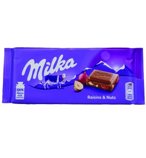 Milka Raisin & Nuts 100g * 22